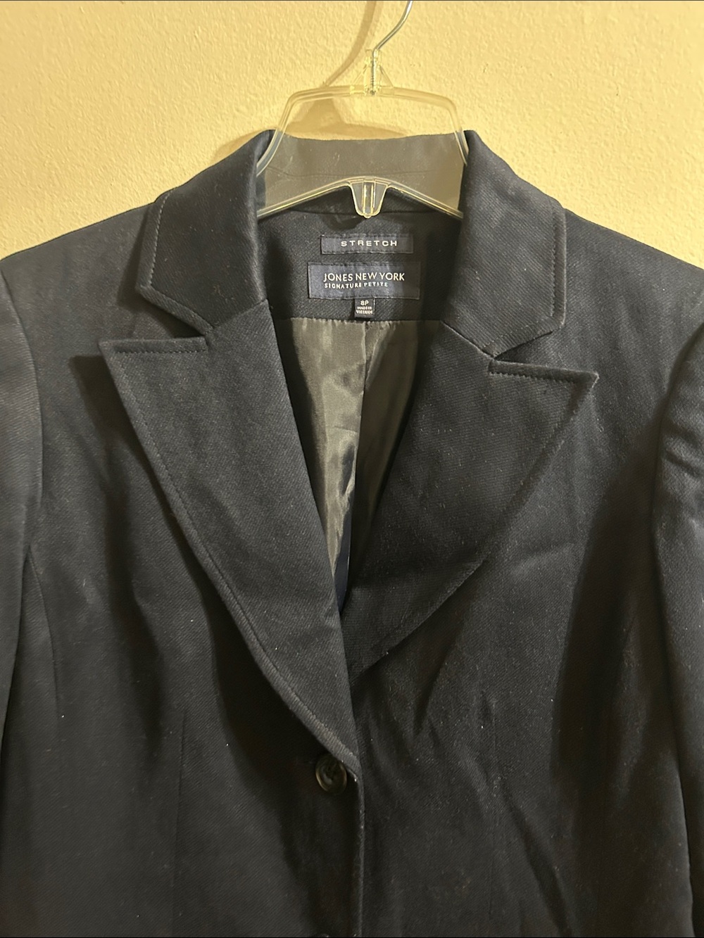 Jones New York Dark Navy Tailored Blazer
